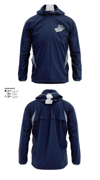 Windbreaker, West Albany Bulldogs, Men's Lacrosse, Teamtime, Team time, sublimation, custom sports apparel, team uniforms, spirit wear, spiritwear, sports uniforms, custom shirts, team store, custom team store, fundraiser sports, apparel fundraiser