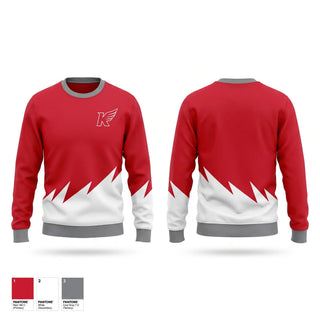 Crew Neck Sweatshirt, Red Raiders, Cheer, Teamtime, Team time, sublimation, custom sports apparel, team uniforms, spirit wear, spiritwear, sports uniforms, custom shirts, team store, custom team store, fundraiser sports, apparel fundraiser