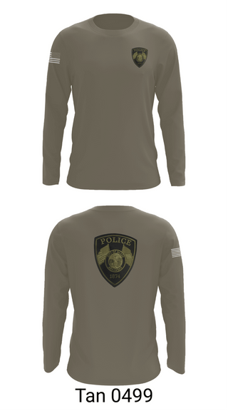 Long Sleeve Performance Shirt, Hazen Police, Police, Teamtime, Team time, sublimation, custom sports apparel, team uniforms, spirit wear, spiritwear, sports uniforms, custom shirts, team store, custom team store, fundraiser sports, apparel fundraiser