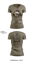 360 CA BDE (Airborne) 20343641 Women's Short Sleeve V-neck Shirt - 32
