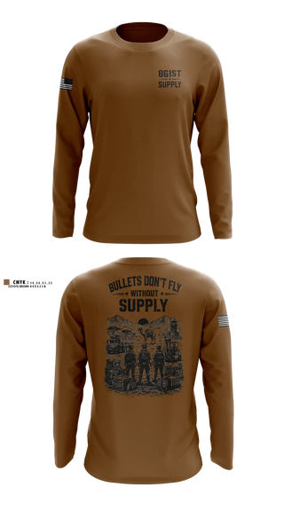Long Sleeve Performance Shirt, 861, Army, Teamtime, Team time, sublimation, custom sports apparel, team uniforms, spirit wear, spiritwear, sports uniforms, custom shirts, team store, custom team store, fundraiser sports, apparel fundraiser