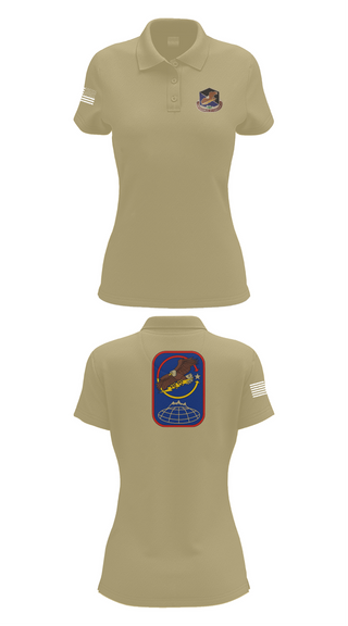 Womens Short Sleeve Performance Polo, 100th Missile Defense Brigade, , Teamtime, Team time, sublimation, custom sports apparel, team uniforms, spirit wear, spiritwear, sports uniforms, custom shirts, team store, custom team store, fundraiser sports, apparel fundraiser