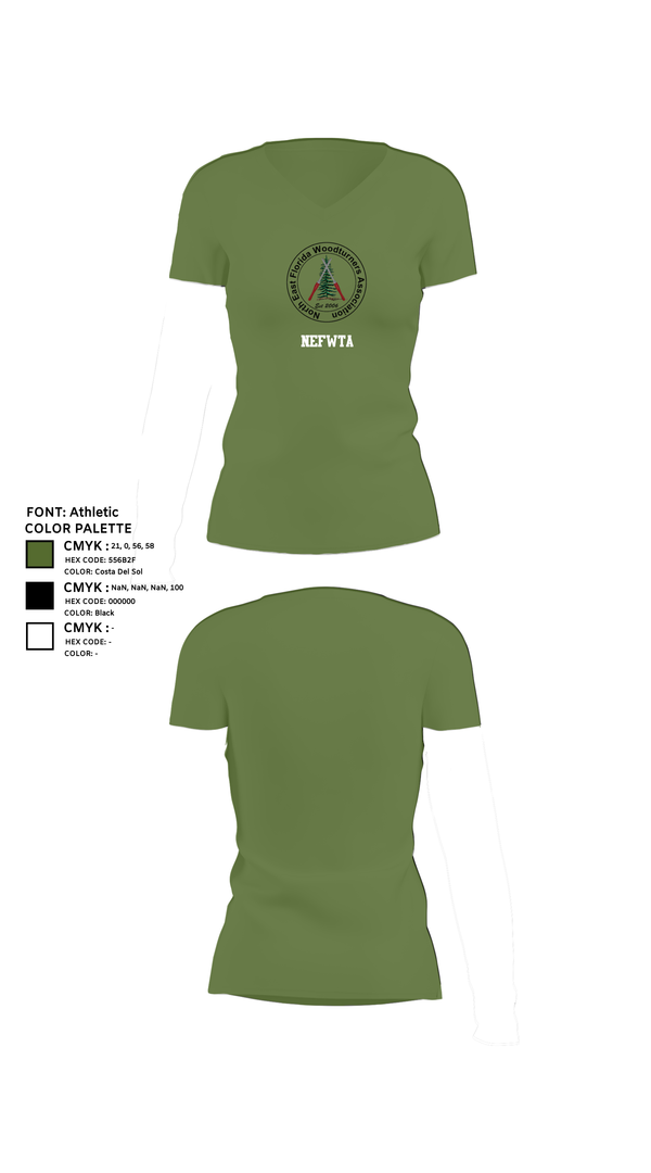 Womens Short Sleeve Vneck Shirt, NEFWTA, , Teamtime, Team time, sublimation, custom sports apparel, team uniforms, spirit wear, spiritwear, sports uniforms, custom shirts, team store, custom team store, fundraiser sports, apparel fundraiser