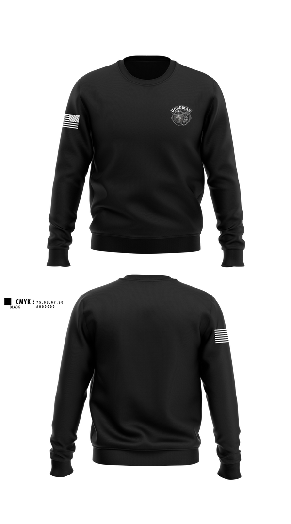Crew Neck Sweatshirt, RPD, Police, Teamtime, Team time, sublimation, custom sports apparel, team uniforms, spirit wear, spiritwear, sports uniforms, custom shirts, team store, custom team store, fundraiser sports, apparel fundraiser