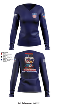 Agif 18486866 Women's Long Sleeve V-neck Shirt - 5