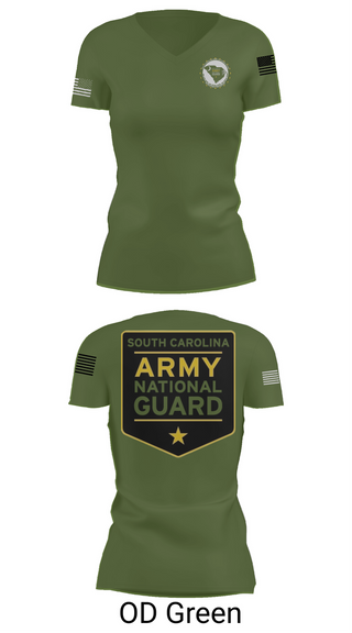 Womens Short Sleeve Vneck Shirt, Scarng, National Guard, Teamtime, Team time, sublimation, custom sports apparel, team uniforms, spirit wear, spiritwear, sports uniforms, custom shirts, team store, custom team store, fundraiser sports, apparel fundraiser