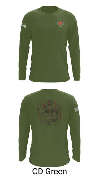 Long Sleeve Performance Shirt, 4th Combat Engineer Battalion A Co, Marines, Teamtime, Team time, sublimation, custom sports apparel, team uniforms, spirit wear, spiritwear, sports uniforms, custom shirts, team store, custom team store, fundraiser sports, apparel fundraiser