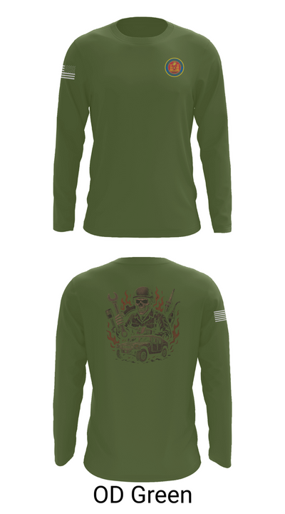 4th Combat Engineer Battalion A Co 69911625 Long Sleeve Performance Shirt 46