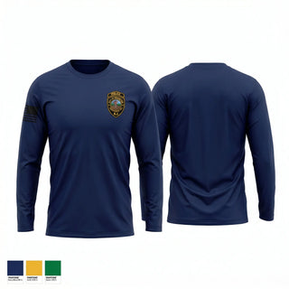 Long Sleeve Performance Shirt, Bridgeton police department, Police, Teamtime, Team time, sublimation, custom sports apparel, team uniforms, spirit wear, spiritwear, sports uniforms, custom shirts, team store, custom team store, fundraiser sports, apparel fundraiser