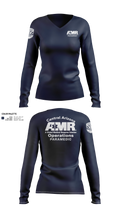AMR  Central Arizona Operations Women's Long Sleeve V-neck Shirt - 22