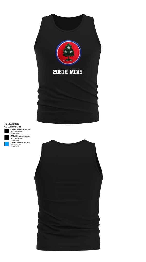 Tank Top, 208th MCAS, National Guard, Teamtime, Team time, sublimation, custom sports apparel, team uniforms, spirit wear, spiritwear, sports uniforms, custom shirts, team store, custom team store, fundraiser sports, apparel fundraiser