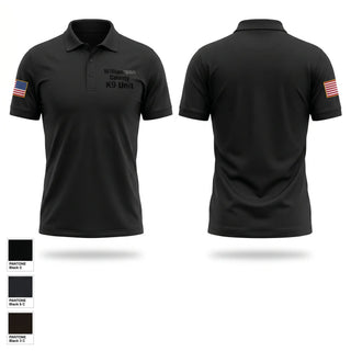 Short Sleeve Performance Polo, Williamson County K-9 Unit, Police, Teamtime, Team time, sublimation, custom sports apparel, team uniforms, spirit wear, spiritwear, sports uniforms, custom shirts, team store, custom team store, fundraiser sports, apparel fundraiser