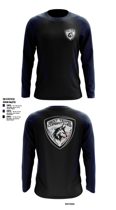 West Texas Combatives 59550585 Long Sleeve Rash Guard Shirt - 7