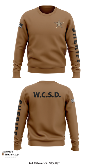 Crew Neck Sweatshirt, Washington County Sheriff’s Office, Police, Teamtime, Team time, sublimation, custom sports apparel, team uniforms, spirit wear, spiritwear, sports uniforms, custom shirts, team store, custom team store, fundraiser sports, apparel fundraiser