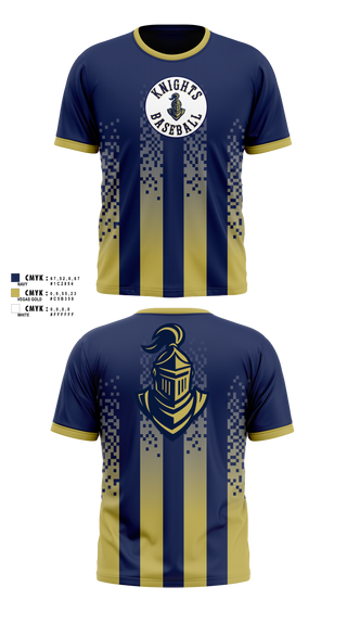 Short Sleeve Performance Shirt, Haslet Knights, Baseball, Teamtime, Team time, sublimation, custom sports apparel, team uniforms, spirit wear, spiritwear, sports uniforms, custom shirts, team store, custom team store, fundraiser sports, apparel fundraiser