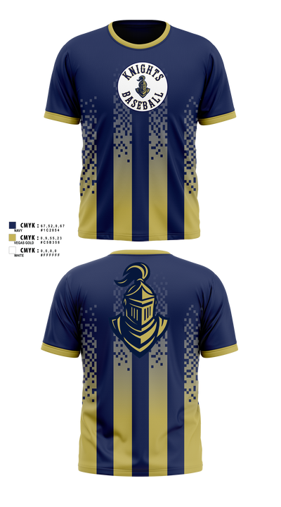 Haslet Knights Short Sleeve Performance Shirt - 1