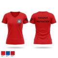 FBOP FIREARMS INSTRUCTOR 97680279 Women's Short Sleeve V-neck Shirt - 1