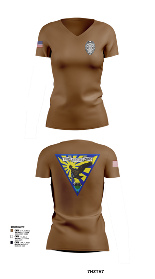 Womens Short Sleeve Vneck Shirt, ACCLOGWING SECURITY, , Teamtime, Team time, sublimation, custom sports apparel, team uniforms, spirit wear, spiritwear, sports uniforms, custom shirts, team store, custom team store, fundraiser sports, apparel fundraiser