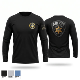 Long Sleeve Performance Shirt, Muskogee county sheriff, Police, Teamtime, Team time, sublimation, custom sports apparel, team uniforms, spirit wear, spiritwear, sports uniforms, custom shirts, team store, custom team store, fundraiser sports, apparel fundraiser