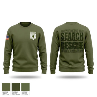 Crew Neck Sweatshirt, Conway County OEM Rescue, EMS/EMT, Teamtime, Team time, sublimation, custom sports apparel, team uniforms, spirit wear, spiritwear, sports uniforms, custom shirts, team store, custom team store, fundraiser sports, apparel fundraiser