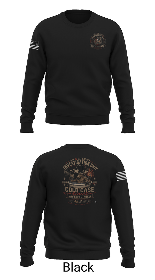 Crew Neck Sweatshirt, FMO- North, Police, Teamtime, Team time, sublimation, custom sports apparel, team uniforms, spirit wear, spiritwear, sports uniforms, custom shirts, team store, custom team store, fundraiser sports, apparel fundraiser