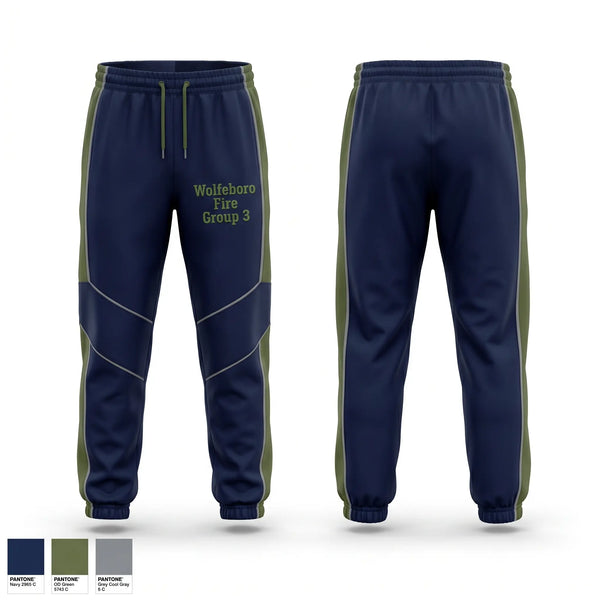 Sweatpants, Wolfeboro Fire group 3, Fire Department, Teamtime, Team time, sublimation, custom sports apparel, team uniforms, spirit wear, spiritwear, sports uniforms, custom shirts, team store, custom team store, fundraiser sports, apparel fundraiser