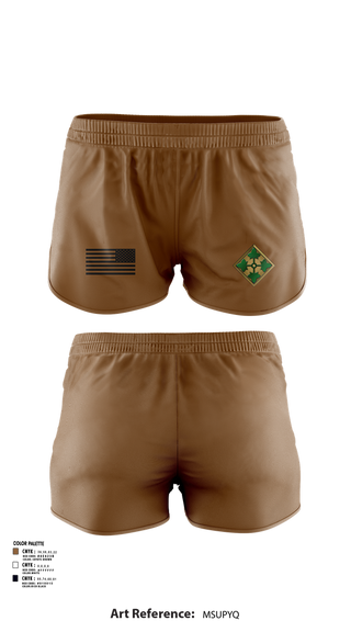 Ranger Panties, 4th infantry division, Army, Teamtime, Team time, sublimation, custom sports apparel, team uniforms, spirit wear, spiritwear, sports uniforms, custom shirts, team store, custom team store, fundraiser sports, apparel fundraiser