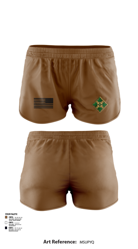 Ranger Panties, 4th infantry division, Army, Teamtime, Team time, sublimation, custom sports apparel, team uniforms, spirit wear, spiritwear, sports uniforms, custom shirts, team store, custom team store, fundraiser sports, apparel fundraiser