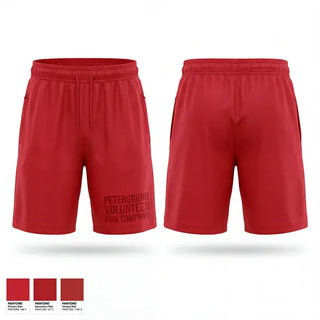 Athletic Shorts With Pockets, Petersburg Volunteer Fire Company, Fire Department, Teamtime, Team time, sublimation, custom sports apparel, team uniforms, spirit wear, spiritwear, sports uniforms, custom shirts, team store, custom team store, fundraiser sports, apparel fundraiser