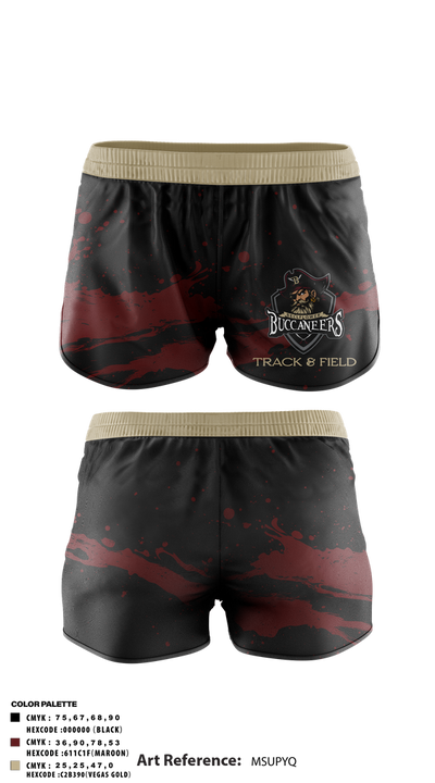 Bellflower high school Track & Field 82786723 Track Shorts - 2