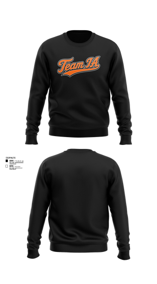 Crew Neck Sweatshirt, Team IA, Men's Basketball, Teamtime, Team time, sublimation, custom sports apparel, team uniforms, spirit wear, spiritwear, sports uniforms, custom shirts, team store, custom team store, fundraiser sports, apparel fundraiser