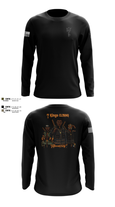 7 Long Sleeve Performance Shirt 100