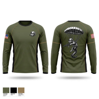 Long Sleeve Performance Shirt, 1-1 SFG (A) MOPO, Army, Teamtime, Team time, sublimation, custom sports apparel, team uniforms, spirit wear, spiritwear, sports uniforms, custom shirts, team store, custom team store, fundraiser sports, apparel fundraiser