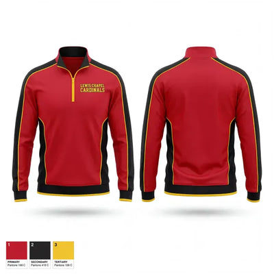Lewis Chapel Cardinals 48536998 Quarter Zip Jacket - 1