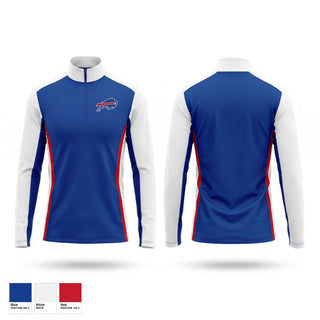 Quarter Zip Jacket, Buffalo Bills Wheelchair Football, Ice Hockey, Teamtime, Team time, sublimation, custom sports apparel, team uniforms, spirit wear, spiritwear, sports uniforms, custom shirts, team store, custom team store, fundraiser sports, apparel fundraiser