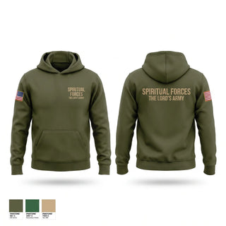 Hoodie, Spiritual Forces The Lords Army, National Guard, Teamtime, Team time, sublimation, custom sports apparel, team uniforms, spirit wear, spiritwear, sports uniforms, custom shirts, team store, custom team store, fundraiser sports, apparel fundraiser