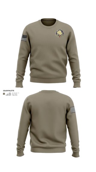 Crew Neck Sweatshirt, 490th CBRN BN, , Teamtime, Team time, sublimation, custom sports apparel, team uniforms, spirit wear, spiritwear, sports uniforms, custom shirts, team store, custom team store, fundraiser sports, apparel fundraiser