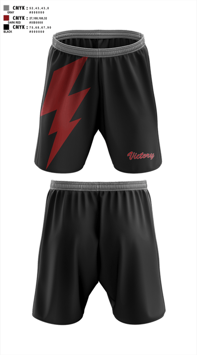Victory 13069395 Athletic Shorts With Pockets - 1