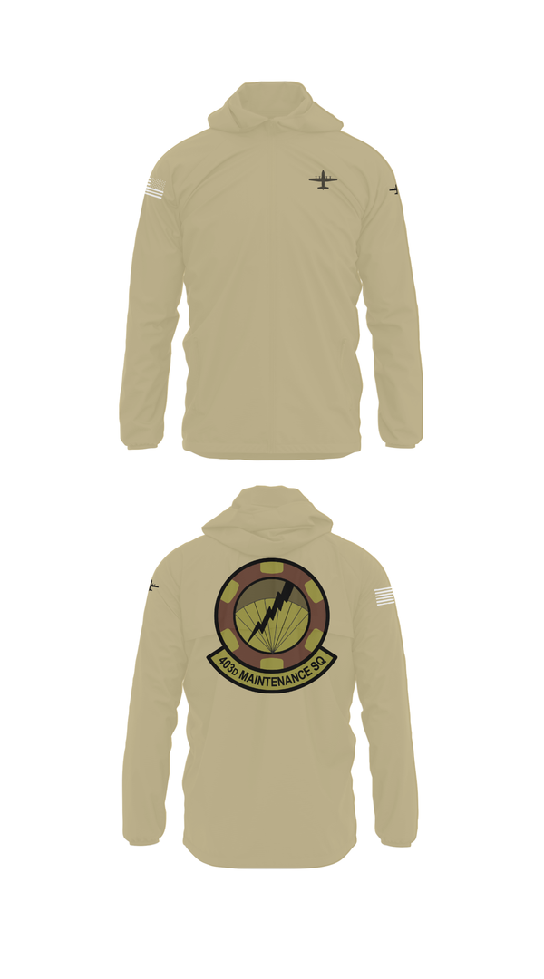 Windbreaker, 403 Maintenance Sqd, Air Force, Teamtime, Team time, sublimation, custom sports apparel, team uniforms, spirit wear, spiritwear, sports uniforms, custom shirts, team store, custom team store, fundraiser sports, apparel fundraiser