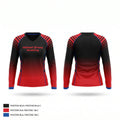 Midwest Xtreme Wrestling Women's Long Sleeve V-neck Shirt - 1