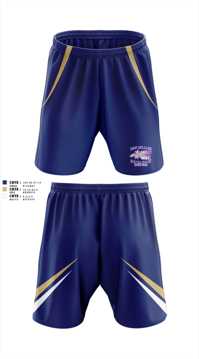 New Orleans Metro Stars Track Club 74828309 Athletic Shorts With Pockets - 1