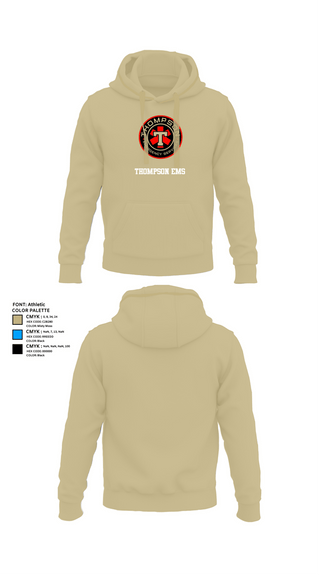 Hoodie, Thompson EMS, , Teamtime, Team time, sublimation, custom sports apparel, team uniforms, spirit wear, spiritwear, sports uniforms, custom shirts, team store, custom team store, fundraiser sports, apparel fundraiser