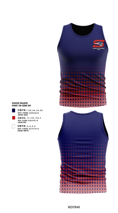 Schenectady Belmont Football & Cheer 31976871 Tank Top - 1