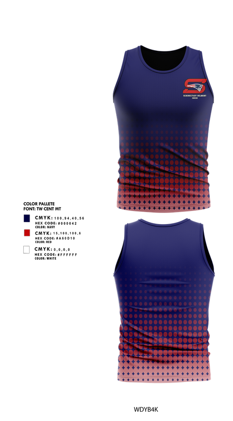 Tank Top, Schenectady Belmont Football & Cheer, , Teamtime, Team time, sublimation, custom sports apparel, team uniforms, spirit wear, spiritwear, sports uniforms, custom shirts, team store, custom team store, fundraiser sports, apparel fundraiser