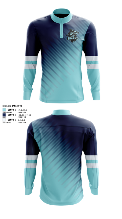 Thunder Sharks 25273691 Quarter Zip Jacket - 1