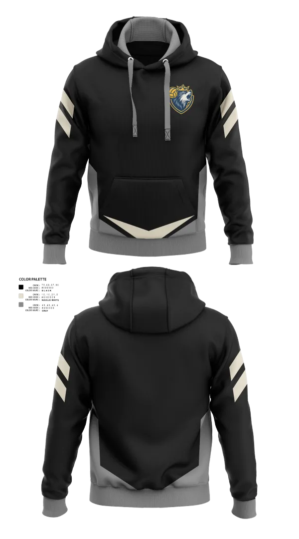 Hoodie, Wolves, Men's Volleyball, Teamtime, Team time, sublimation, custom sports apparel, team uniforms, spirit wear, spiritwear, sports uniforms, custom shirts, team store, custom team store, fundraiser sports, apparel fundraiser