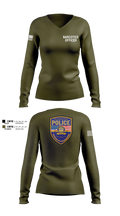Philadelphia police narcotics 89057039 Women's Long Sleeve V-neck Shirt - 101