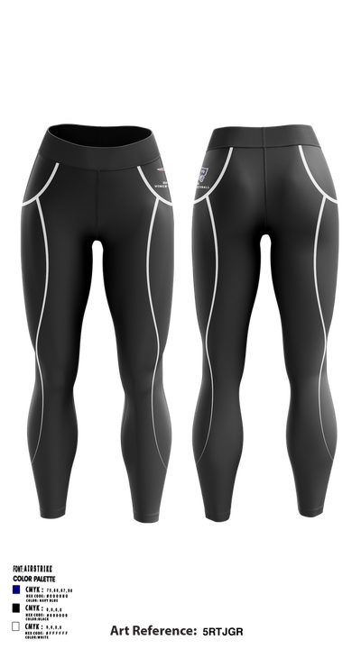 Homewood Volleyball 4156674 Womens Leggings - 2