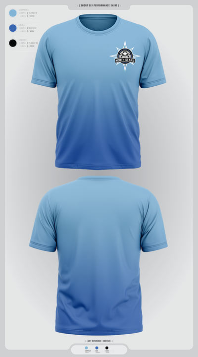 North Stars 68588032 Short Sleeve Performance Shirt - 1