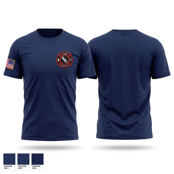 Old School Cotton Feel Shirt, Rainbow City Fire Department, Fire Department, Teamtime, Team time, sublimation, custom sports apparel, team uniforms, spirit wear, spiritwear, sports uniforms, custom shirts, team store, custom team store, fundraiser sports, apparel fundraiser